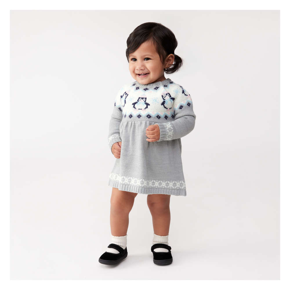 Joe Fresh Baby Girls Sweater Dress 1 ea Fortinos